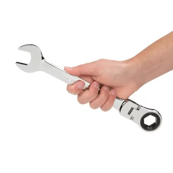 TEKTON 24 mm Flex-Head Ratcheting Combination Wrench