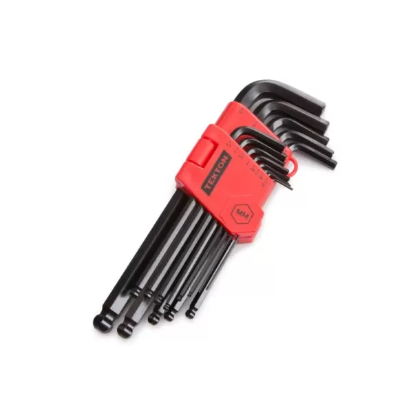 TEKTON 1.27-10 mm Long Arm Ball End Hex Key Wrench Set (13-Piece)