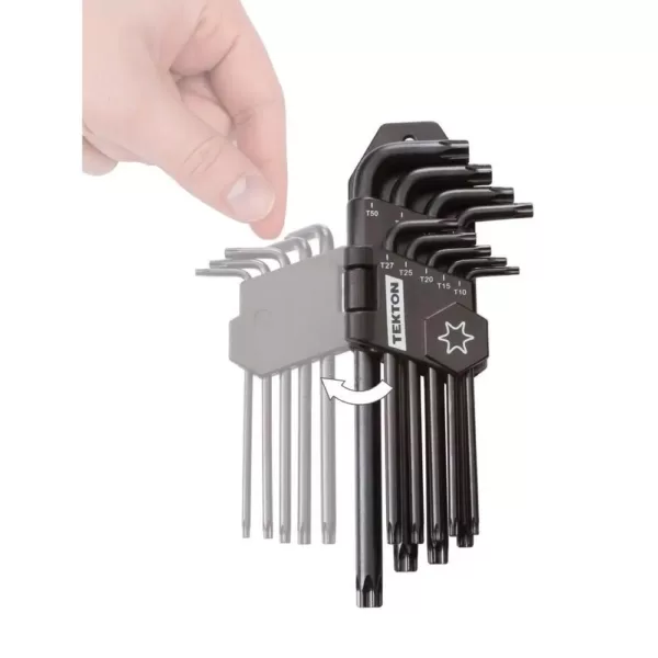 TEKTON T10-T50 Star Key Set (9-Piece)