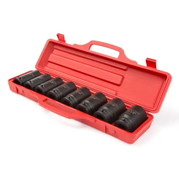 TEKTON 3/4 in. Drive 1 - 1-1/2 in. 6-Point Deep Impact Socket Set