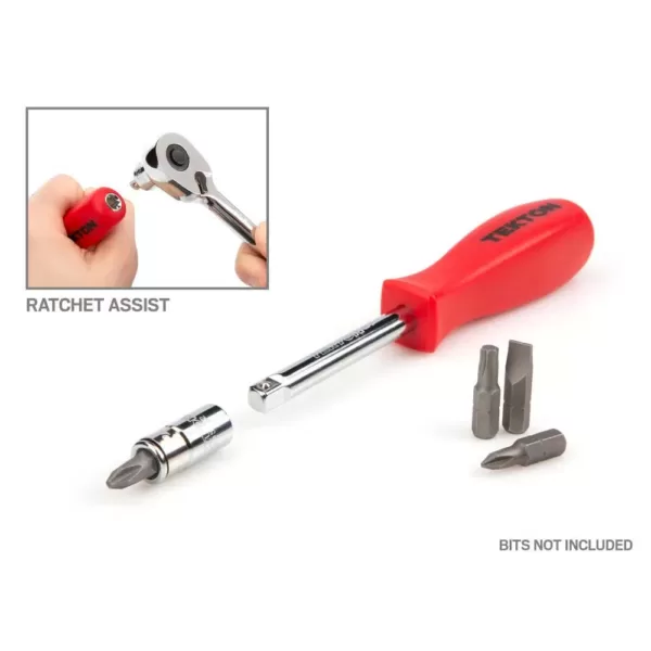 TEKTON 3/16 in. to 3/4 in., 1/4 in. and 3/8 in. Drive 6-Point Socket and Ratchet Set (45-Piece) (5 mm to 19 mm)