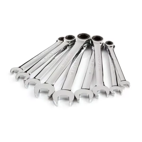 TEKTON 8-16 mm Ratcheting Combination Wrench Set (9-Piece)