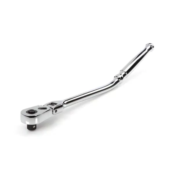 TEKTON 3/8 in. Drive x 12 in. Flex Head Quick-Release Bent Handle Ratchet