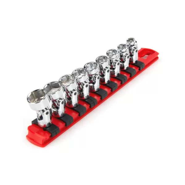 TEKTON 1/4 in. Drive Universal Joint Socket Set (9-Piece)