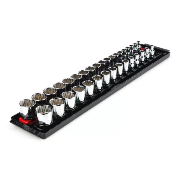 TEKTON 3/8 in. Drive 12-Point Socket Set (34-Piece)