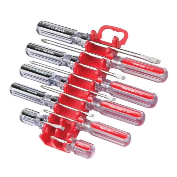 TEKTON 10-Slot Screwdriver Organizer