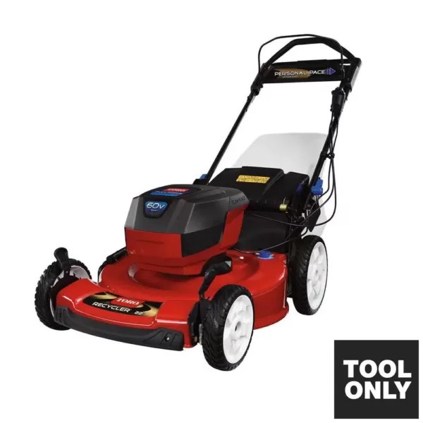 Toro 22 in. Recycler 60-Volt Max Lithium-Ion Cordless Battery Walk Behind Personal Pace Mower - Battery/Charger Not Included