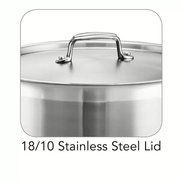 Tramontina Gourmet 16 qt. Stainless Steel Stock Pot with Lid