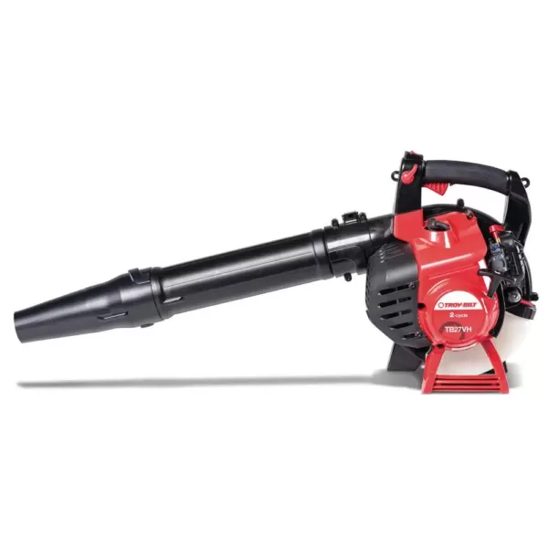 Troy-Bilt 205 MPH 450 CFM 27cc 2-Cycle Full-Crank Engine Gas Leaf Blower with Vacuum Kit Included