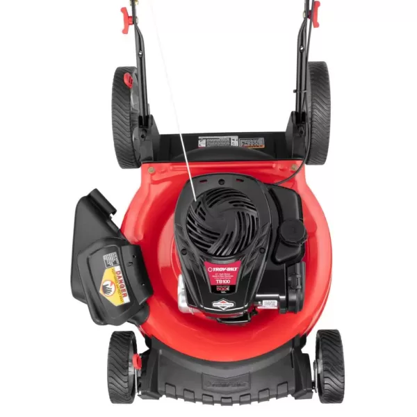 Troy-Bilt 21 in. 140 cc 500e Series Briggs & Stratton Gas Walk Behind Push Mower with 2-in-1 Cutting TriAction Cutting System