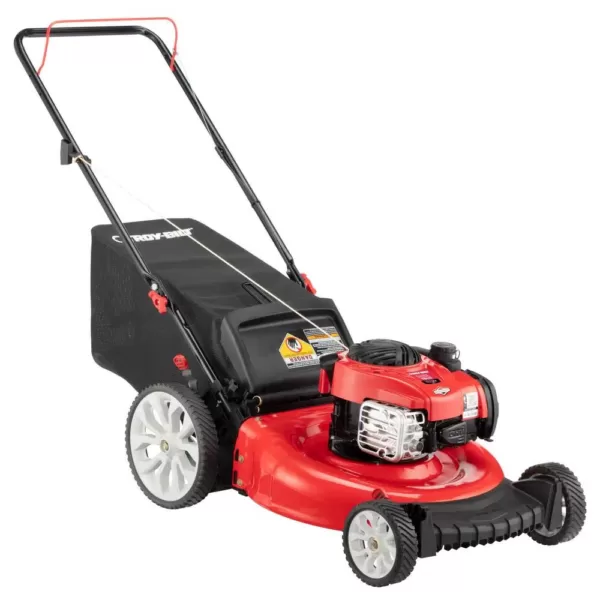 Troy-Bilt 21 in. 140 cc 550ex Series Briggs & Stratton Gas Walk Behind Push Mower with 2-in-1 Cutting TriAction Cutting System