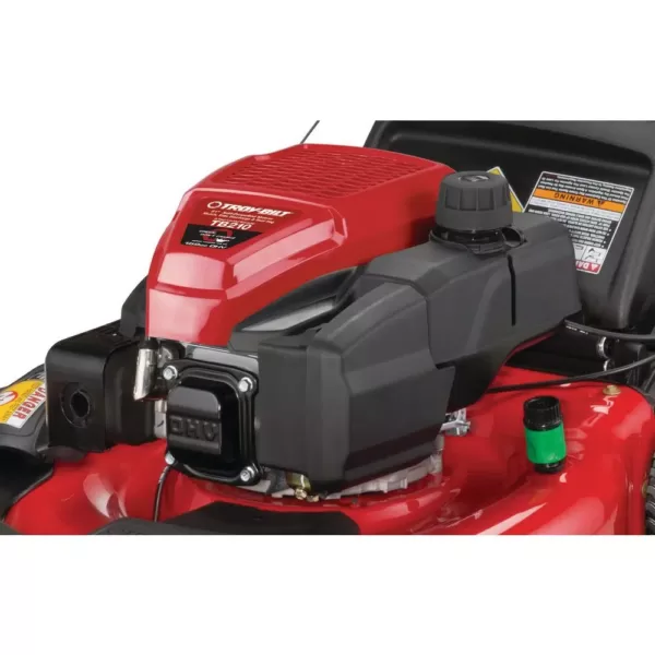 Troy-Bilt 21 in. 159 cc Gas Walk Behind Self Propelled Lawn Mower with Check Don't Change Oil, 3-in-1 TriAction Cutting System