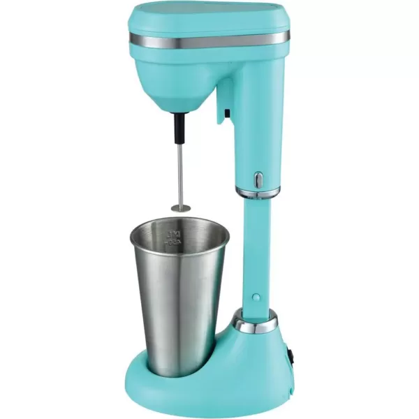 Brentwood Appliances 25 oz. Single Speed Turquoise Classic Milkshake Maker