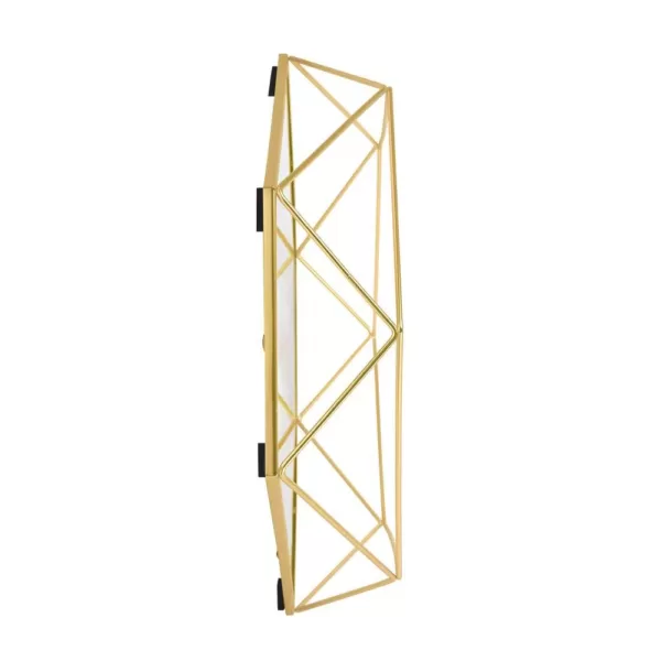 Umbra Prisma Mirror Clear Brass (22.38 in. H 17 in. W )