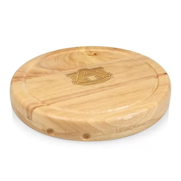 TOSCANA Auburn Tigers Circo Wood Cheese Board Set with Tools