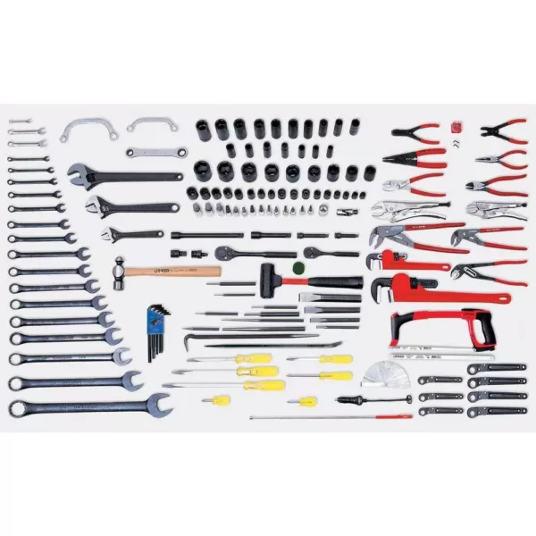 URREA Mechanical Maintenance Set with Metal Box (137-Piece)