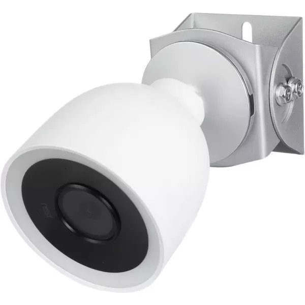 Wasserstein Adjustable Metal Mount for Google Nest Cam IQ Outdoor - Extra Flexibility for Your Nest Cam in Silver