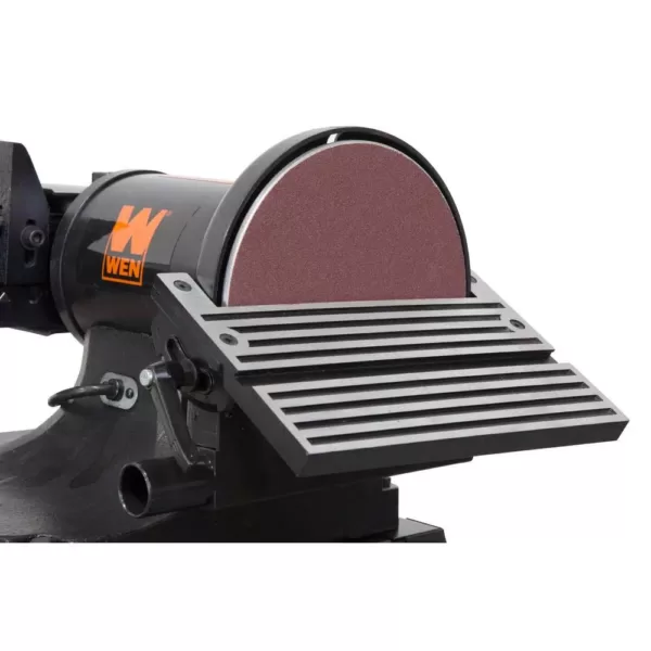 WEN 6 x 48-Inch Belt and 9-inch Disc Sander with Stand