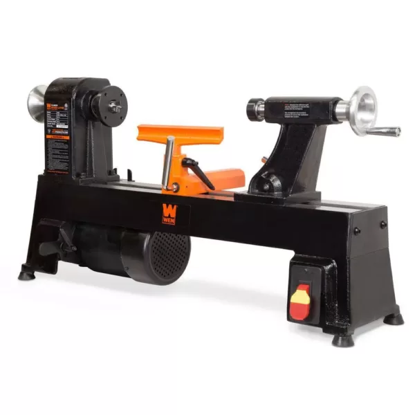 WEN 4.5 Amp 12 in. x 18 in. 5-Speed Benchtop Wood Lathe