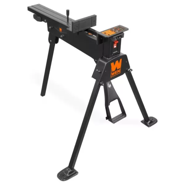 WEN 600 lbs. Capacity Portable Clamping Saw Horse Work Bench with Non-Marring Jaws