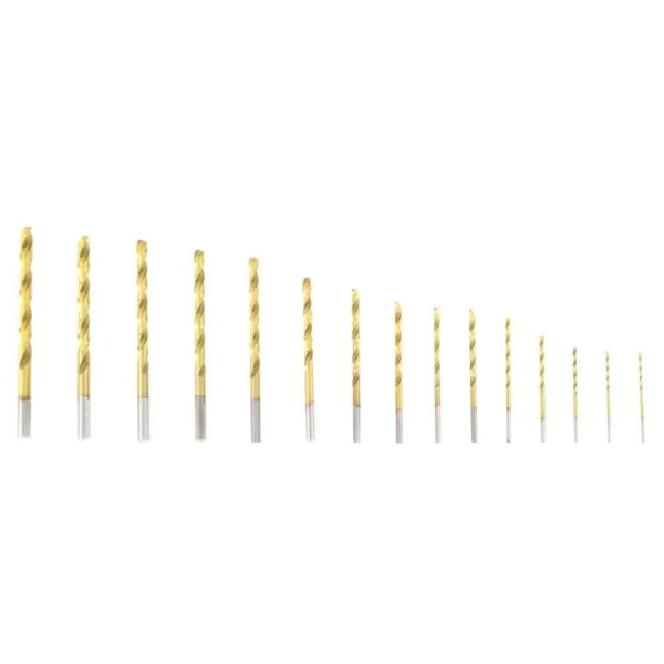 WEN Titanium-Coated Drill Bit Set (15-Piece)