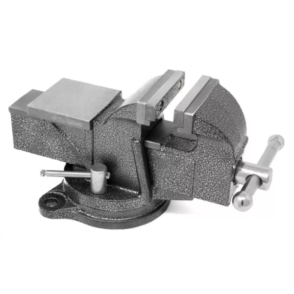 WEN 3 in. Heavy-Duty Cast Iron Bench Vise with Swivel Base