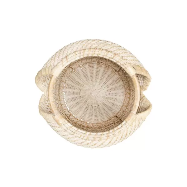 3R Studios Rattan Handwoven Decorative Basket