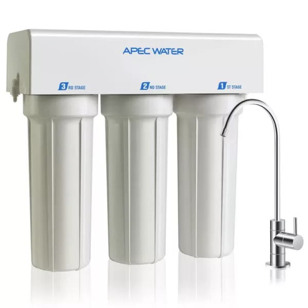 APEC Water Systems WFS-Series Super Capacity Premium Quality 3-Stage Under Counter Water Filtration System