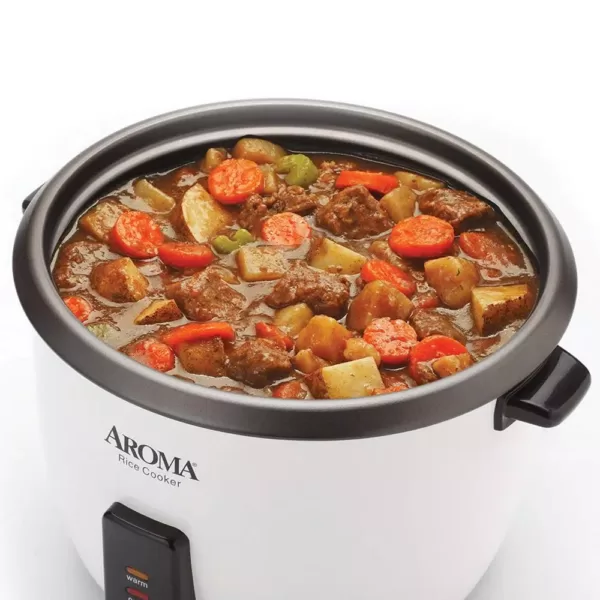 AROMA 32-Cup White Rice Cooker