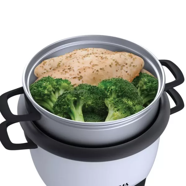 AROMA Pot-Style 6-Cup White Rice Cooker