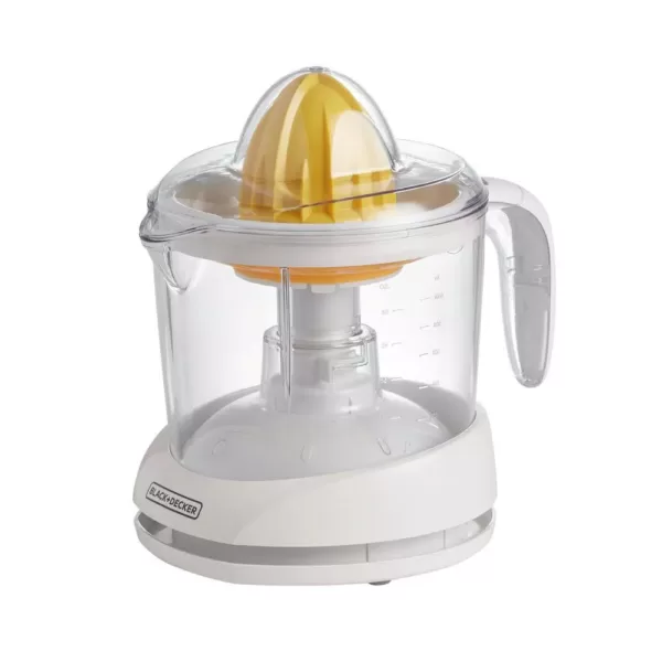 BLACK+DECKER Two-Cone 34 fl. oz. White Citrus Juicer