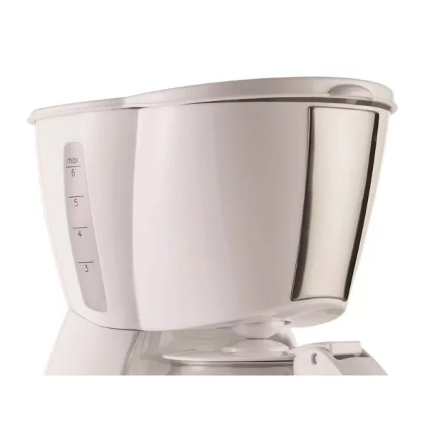 Brentwood Appliances 4-Cup White Coffee Maker and 2-Slice White Toaster