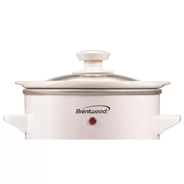 Brentwood Appliances 1.5 Qt. White Slow Cooker