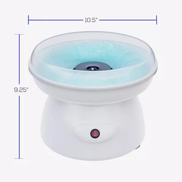 Chef Buddy White Countertop Cotton Candy Machine