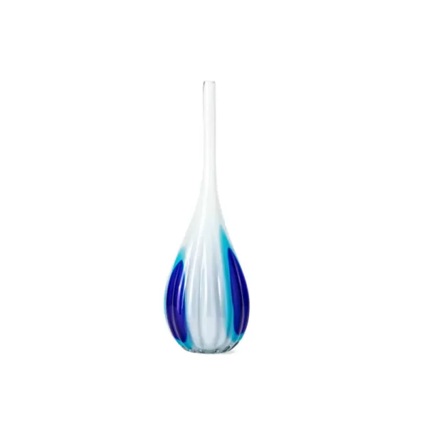 IMAX Toledo White Glass Vases (Set of 3)