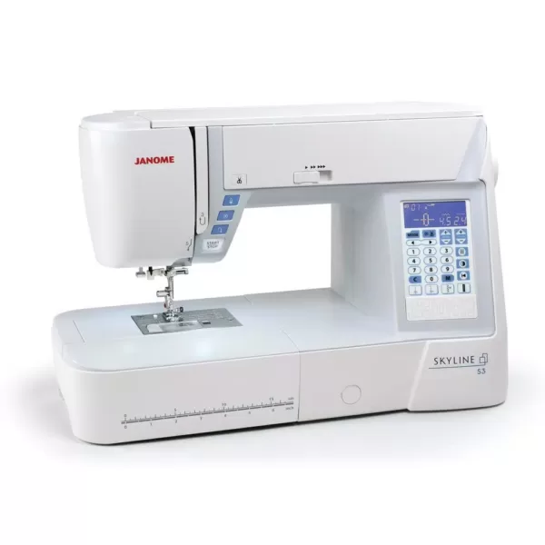 Janome Skyline S3 120 Stitch Sewing Machine with Large Workspace