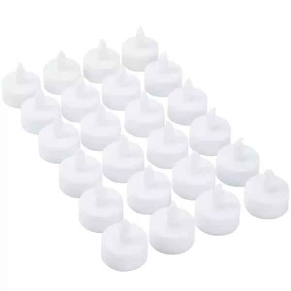 Lavish Home 1.5 in. H LED Tea Light Candle Set (24-Piece)