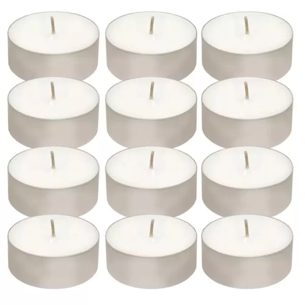 LUMABASE Mega Tea Light Candles (12-Count)