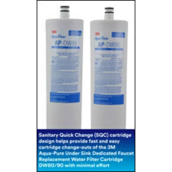 3M Aqua-Pure Under Sink Dedicated Faucet Water Filtration System AP-DWS1000  (1 Per Case)