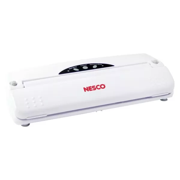 Nesco White Food Vacuum Sealer with Bags