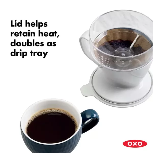 OXO Good Grips 1.5-Cup White Pour-Over Coffee Maker