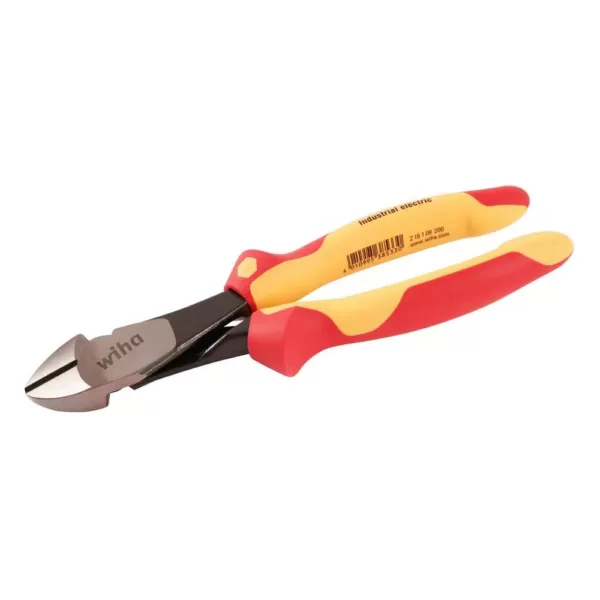 Wiha 8 in. Insulated Industrial High Leverage Diagonal Cutters