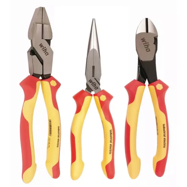 Wiha Insulated Pliers and Cutters Set (3-Piece)