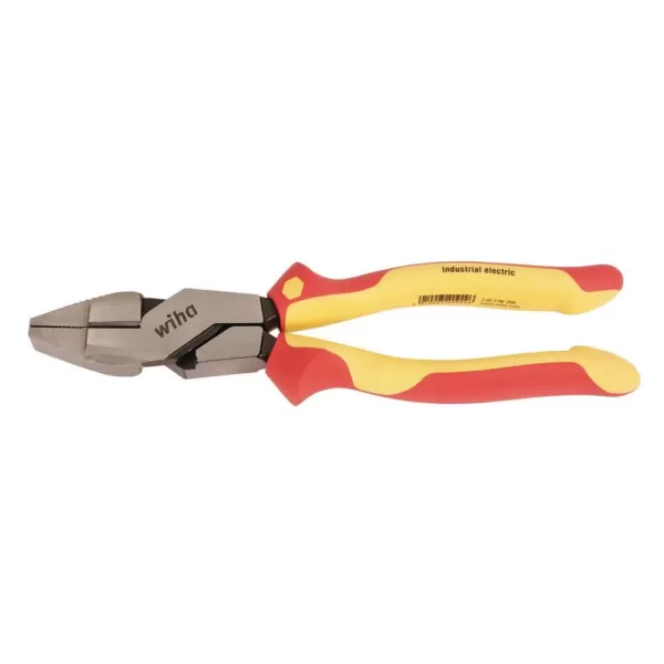 Wiha Insulated Industrial Series SoftGrip NE Style Lineman's Pliers