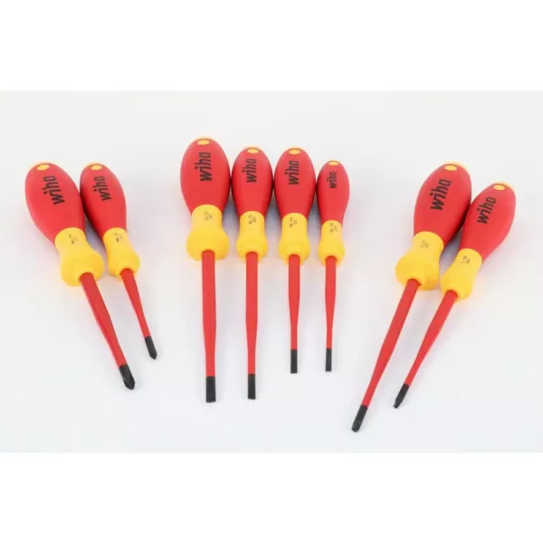 Wiha 8-Piece Insulated Slim Line Screwdriver Set