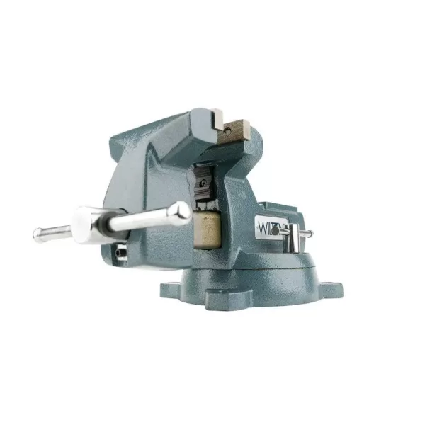 Wilton 6 in. Mechanics Vise with Swivel Base, 4-2/16 in. Throat Depth