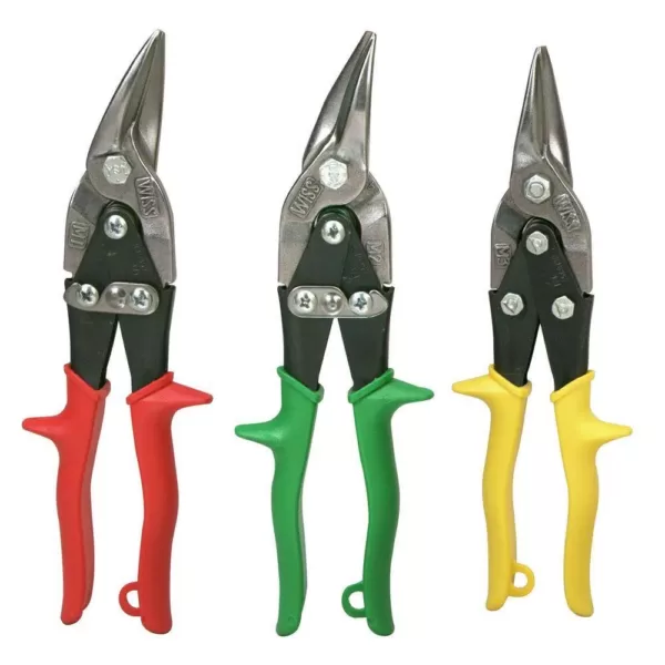 Wiss Straight-Cut Aviation Snip (3-Pack)