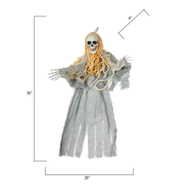 Worth Imports 36 in. Hanging White Reaper (Set of 2)