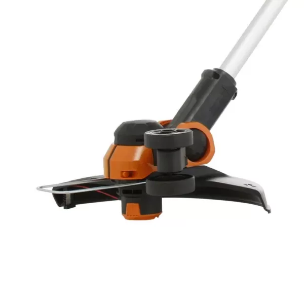 Worx POWER SHARE 20-Volt 12-in Cordless Grass Trimmer/Edger, Wheeled Edging, Command Feed (Bare Tool)