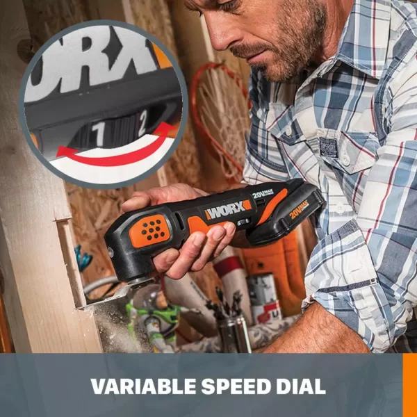 Worx POWER SHARE 20-Volt Oscillating Tool